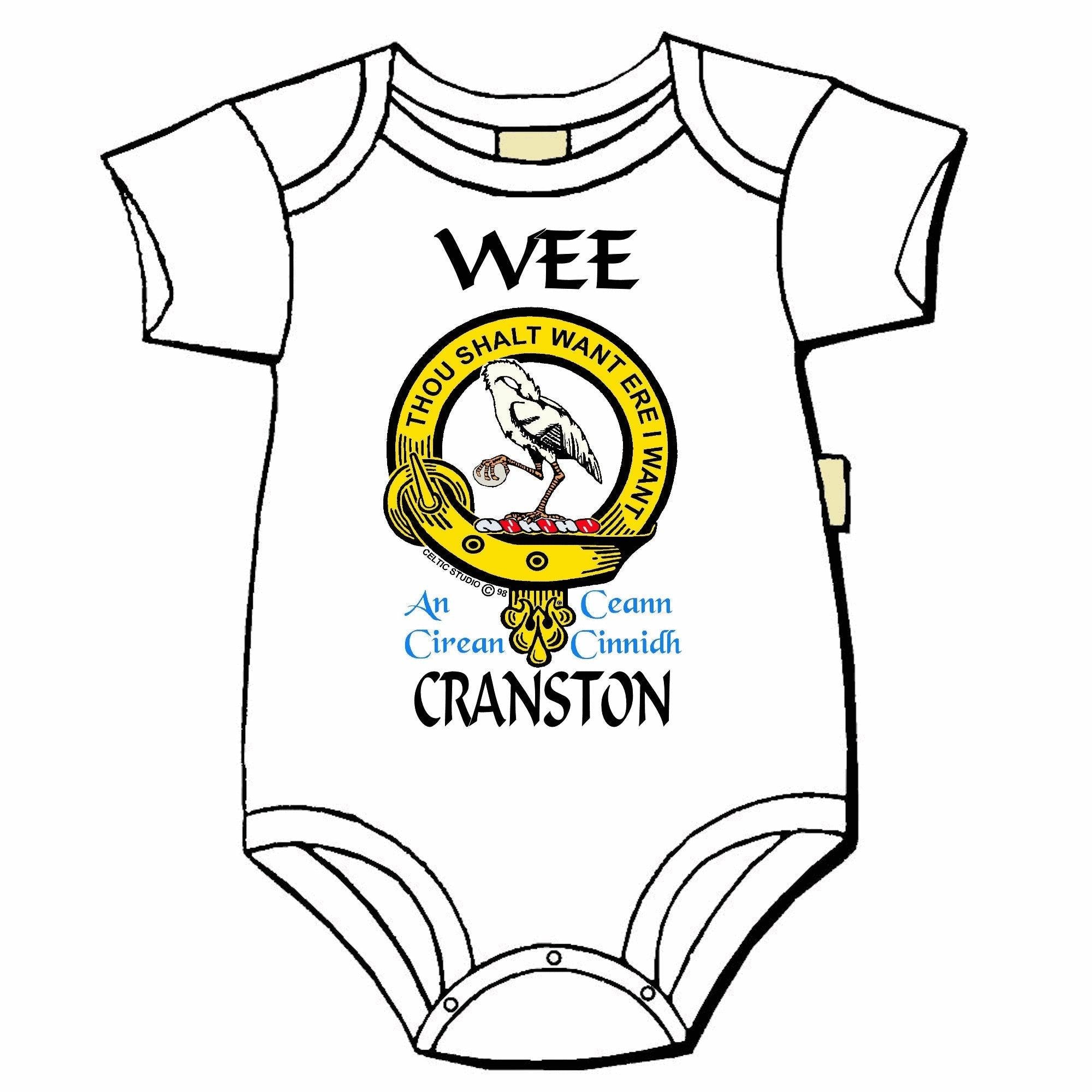 Cranston Scottish Clan Crest Baby Jumper