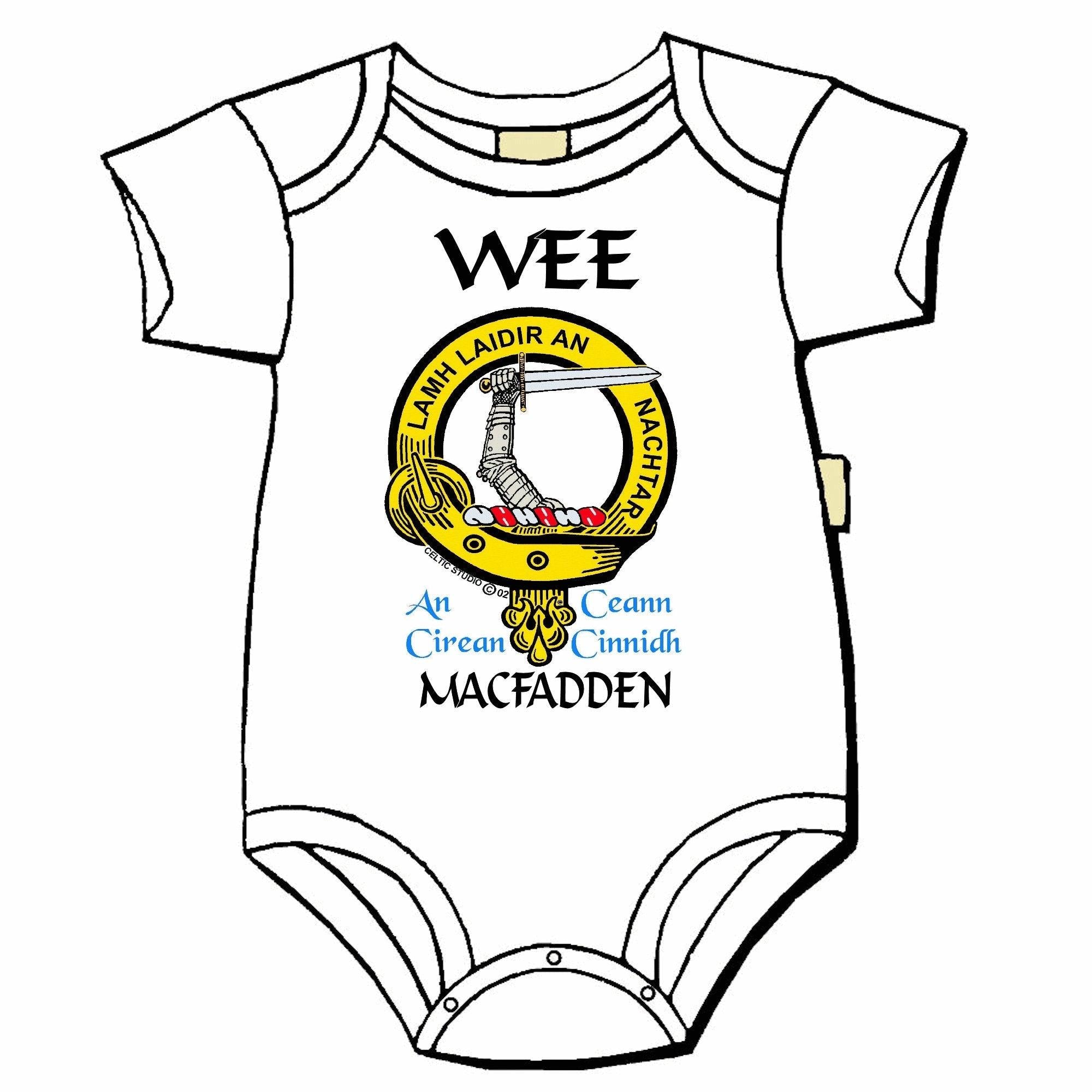 MacFadden Scottish Clan Crest Baby Jumper