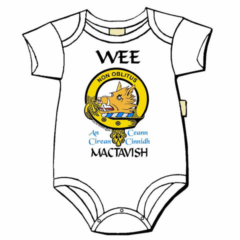 MacTavish Scottish Clan Crest Baby Jumper