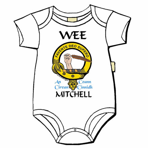 Mitchell Scottish Clan Crest Baby Jumper