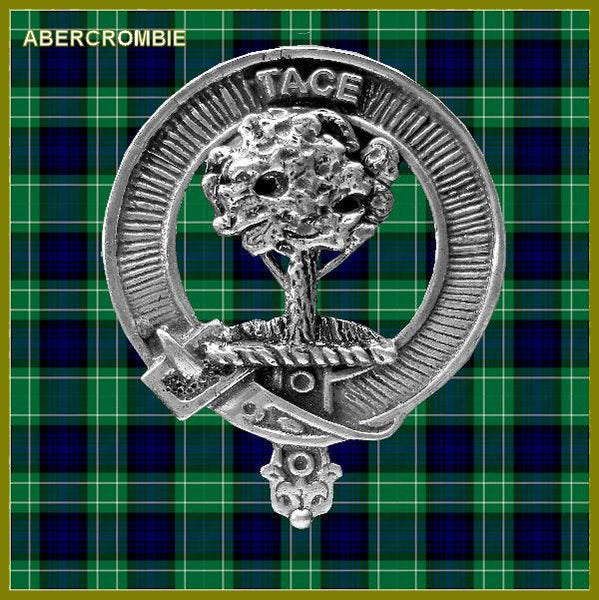 Abercrombie Clan Crest Badge Glass Beer Mug
