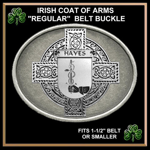Hayes Irish Coat of Arms Regular Buckle