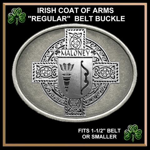 Maloney Irish Coat of Arms Regular Buckle