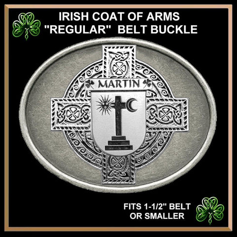 Martin Irish Coat of Arms Regular Buckle