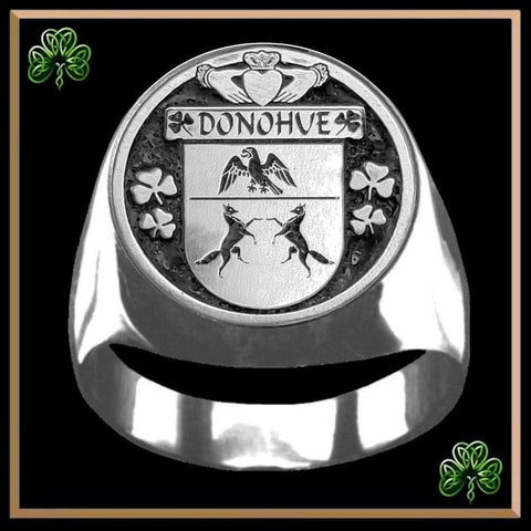 Donohue Irish Coat of Arms Gents Ring IC100