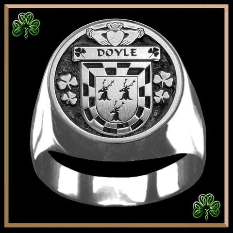 Doyle Irish Coat of Arms Gents Ring IC100