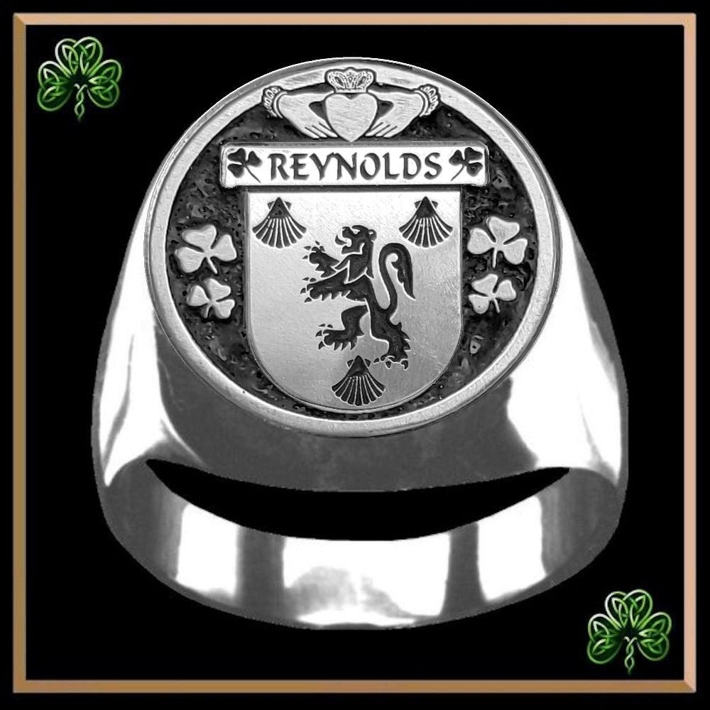 Young Irish Coat of Arms Disk Loop Tie online Bar ~ Sterling silver