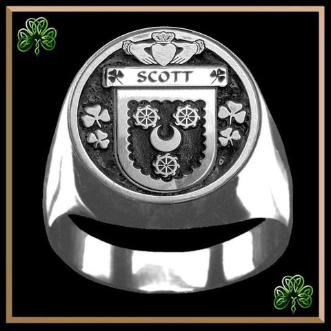 Scott Irish Coat of Arms Gents Ring IC100