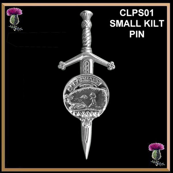 Beaton Scottish Small Clan Kilt Pin ~ CKP01