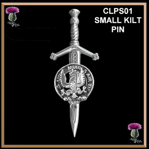 MacDonald Keppoch Scottish Small Clan Kilt Pin ~ CKP01