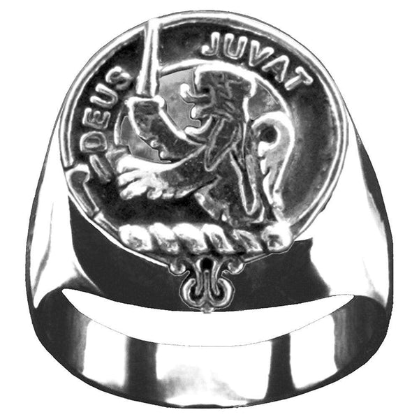 MacDuff Scottish Clan Crest Ring GC100  ~  Sterling Silver and Karat Gold