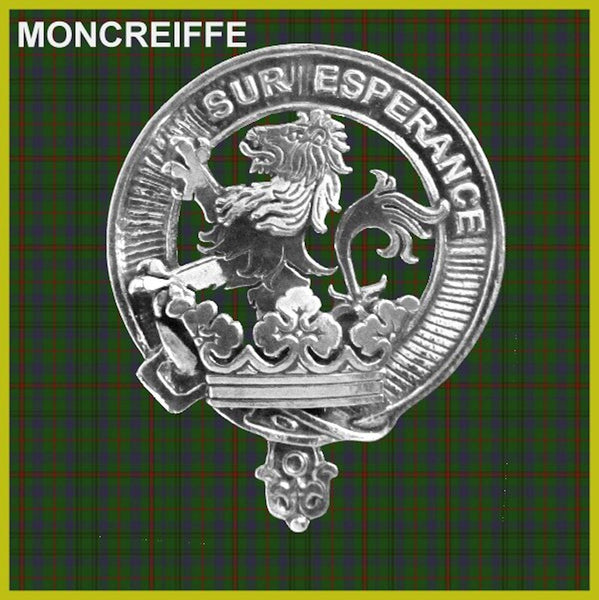 Moncreiffe Clan Crest Badge Glass Beer Mug