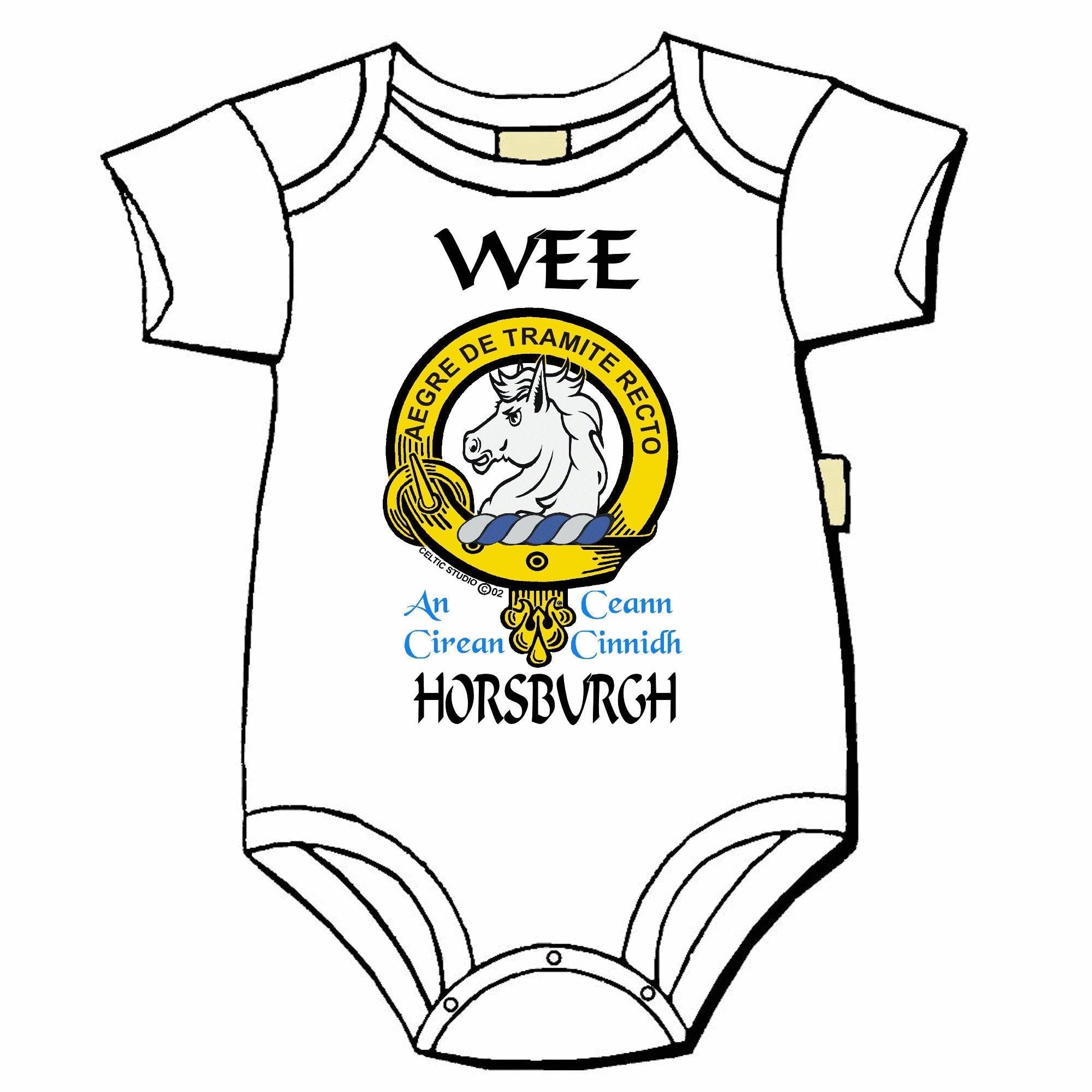Horsburgh Scottish Clan Crest Baby Jumper