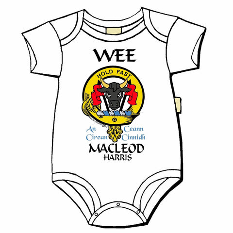 MacLeod (Harris) Scottish Clan Crest Baby Jumper