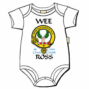 Ross Scottish Clan Crest Baby Jumper