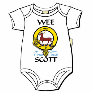 Scott Scottish Clan Crest Baby Jumper