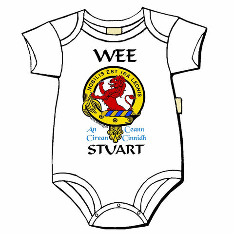 Stuart Scottish Clan Crest Baby Jumper