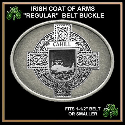 Cahill Irish Coat of Arms Regular Buckle