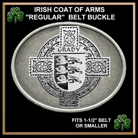Grady Irish Coat of Arms Regular Buckle