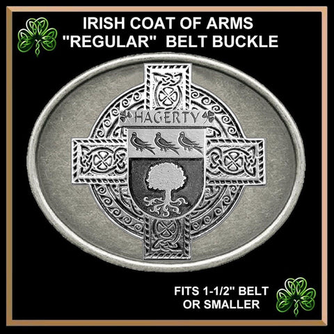 Hagerty Irish Coat of Arms Regular Buckle