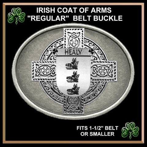 Healy Irish Coat of Arms Regular Buckle