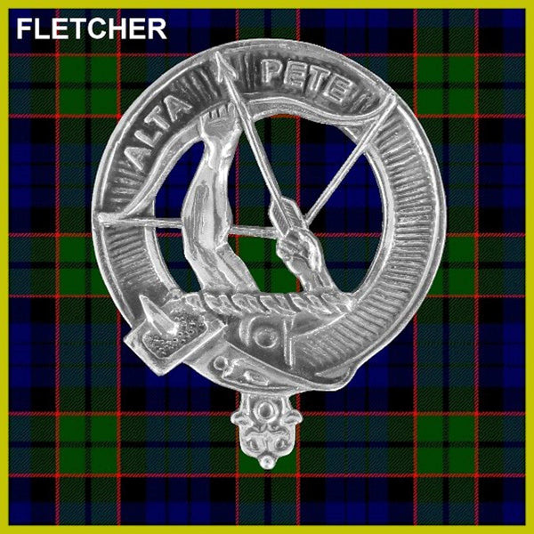 Fletcher Clan Crest Regular Buckle ~ All Clans
