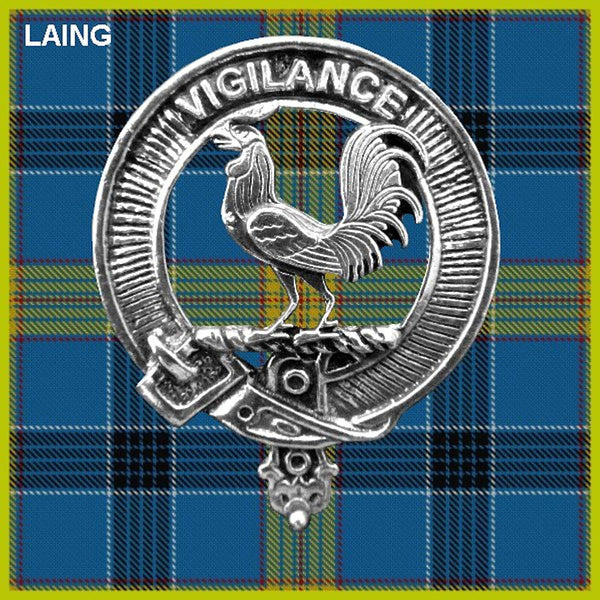 Laing Clan Crest Regular Buckle