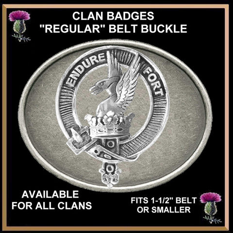 Lindsay Clan Crest Regular Buckle