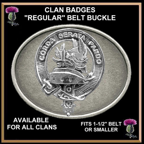 Lockhart Clan Crest Regular Buckle