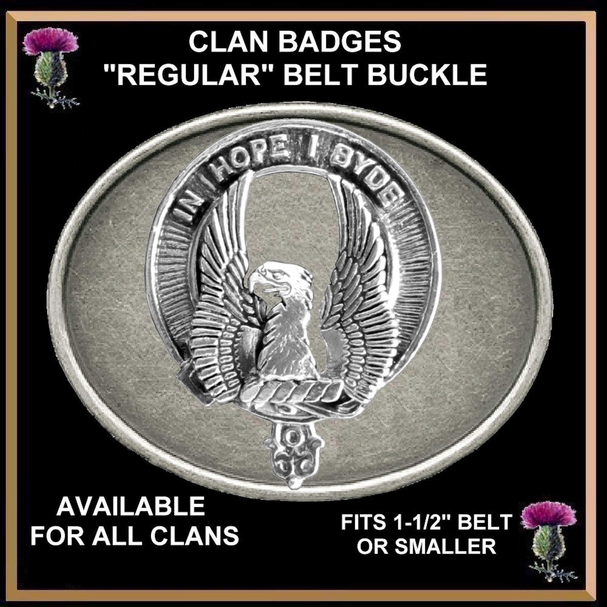 MacIain Clan Crest Regular Buckle