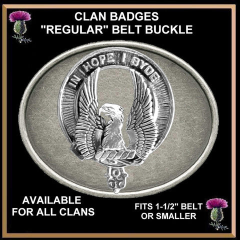 MacIain Clan Crest Regular Buckle