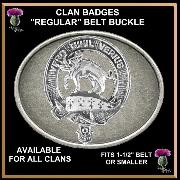 Weir Clan Crest Regular Buckle