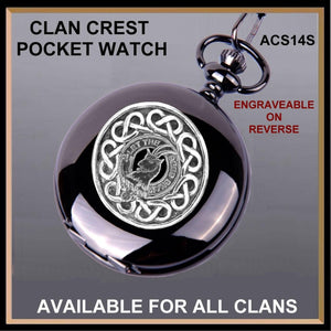 Fleming Scottish Clan Crest Pocket Watch