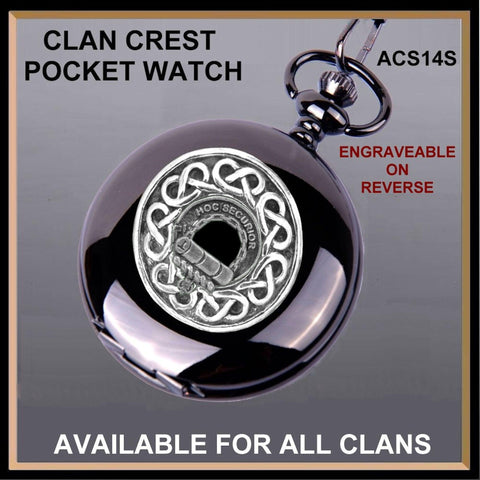 Grierson Scottish Clan Crest Pocket Watch