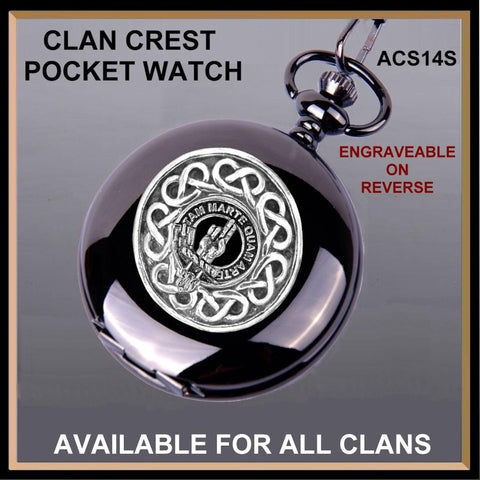 Logie Scottish Clan Crest Pocket Watch