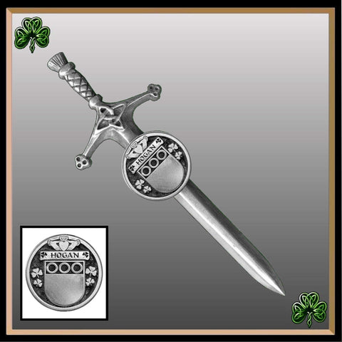 Hogan Irish Coat of Arms Disk Kilt Pin