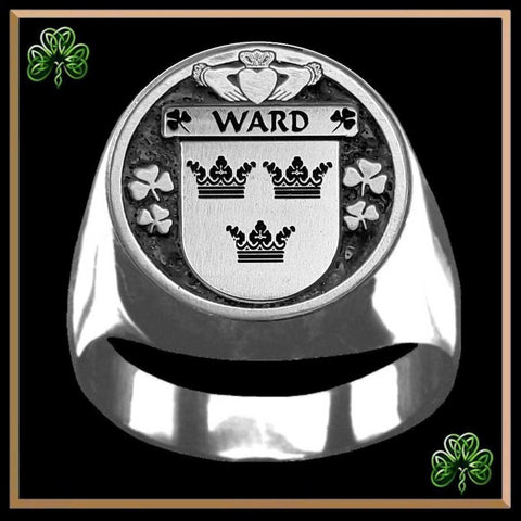 Ward Irish Coat of Arms Gents Ring IC100