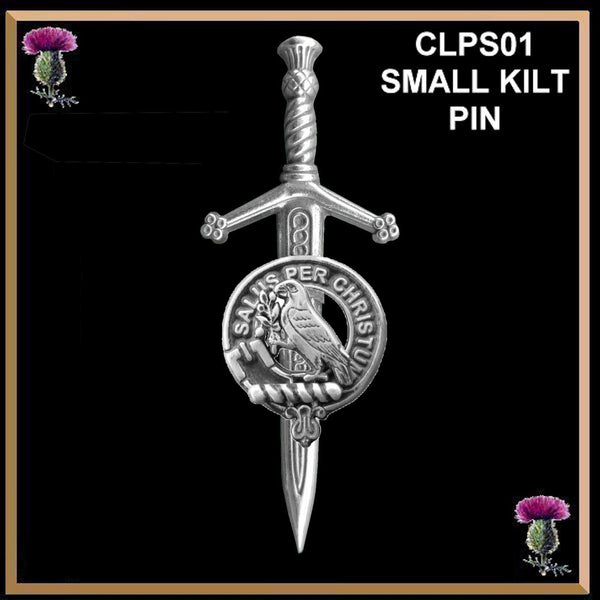 Abernethy Scottish Small Clan Kilt Pin ~ CKP01