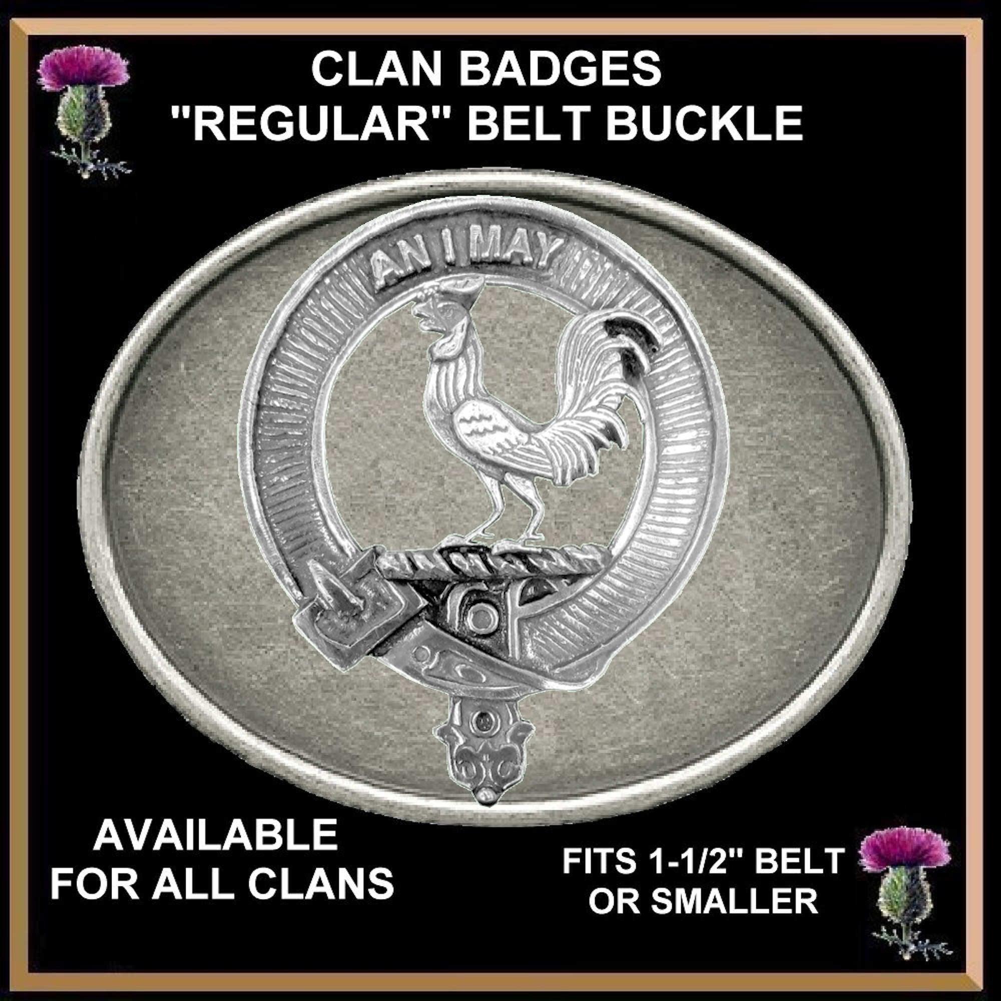 Lyle Clan Crest Regular Buckle