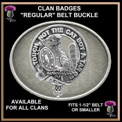 MacBain Clan Crest Regular Buckle