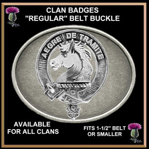 Tait Clan Crest Regular Buckle