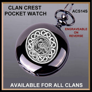 Campbell Calder Scottish Clan Crest Pocket Watch