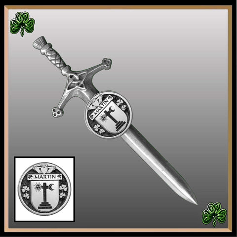 Martin Irish Coat of Arms Disk Kilt Pin