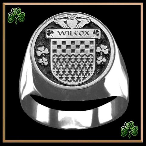 Wilcox Irish Coat of Arms Gents Ring IC100