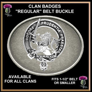 Young Clan Crest Regular Buckle