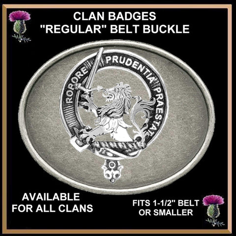 Young Clan Crest Regular Buckle