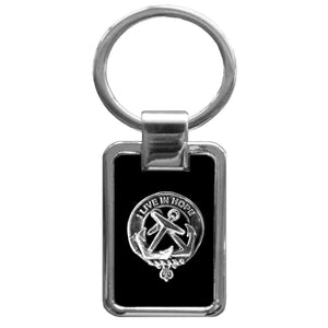 Kinnear Clan Black Stainless Key Ring