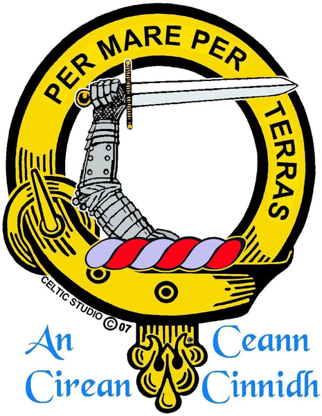Alexander Clan Crest Badge Skye Decanter