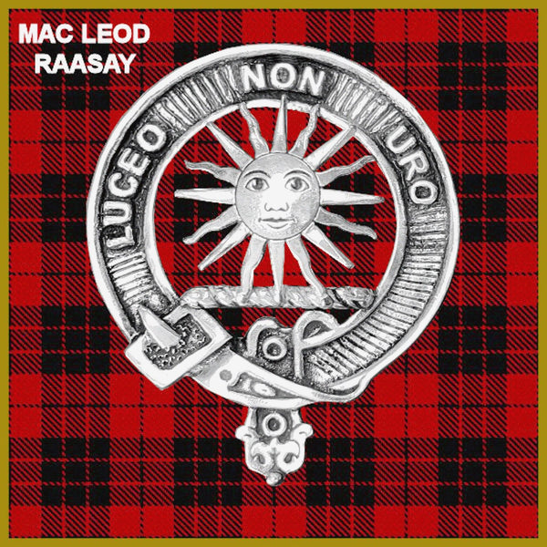 MacLeod (Raasay) Clan Crest Badge Skye Decanter