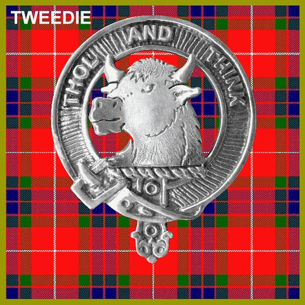 Tweedie Clan Crest Badge Skye Decanter